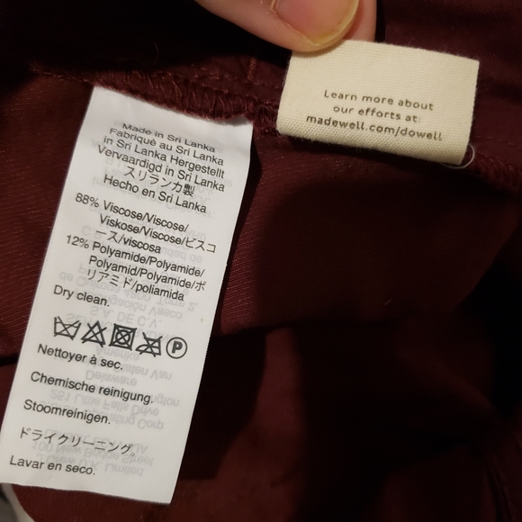 MADEWELL DRAPEY TRACK TROUSERS JOGGERS XS - Picture 5 of 6